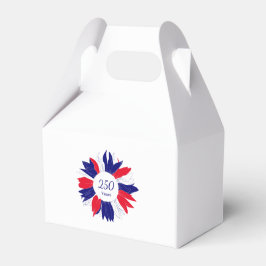 Caixinha De Lembrancinhas Patriotic 250 USA Anniversary 4th of July Party 