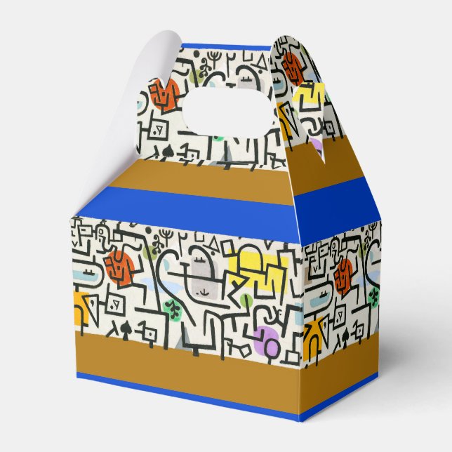 Caixinha De Lembrancinhas Paul Klee Rich Harbor Abstrato Expressionismo (Frente)