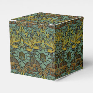 Caixinha De Lembrancinhas Peacock e Dragão William Morris Tapeçaria Design