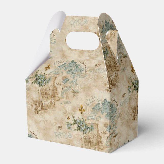 Caixinha De Lembrancinhas Pecho de Paris (Frente)