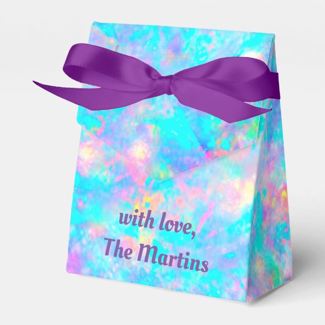 Caixinha De Lembrancinhas pedra púrpura púrpura púrpura rosa (Frente)