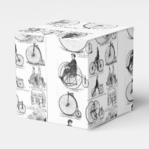 Caixinha De Lembrancinhas Penny Farthing de Bicicleta de Alta Roda