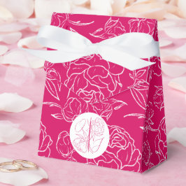 Caixinha De Lembrancinhas Peony Elegance Wedding
