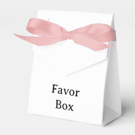 Caixinha De Lembrancinhas Pequena Tenda com Fita Rosa 3" x 1.5" x 3.25"