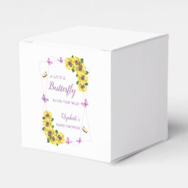 Caixinha De Lembrancinhas Pequeno Chá de fraldas de borboleta