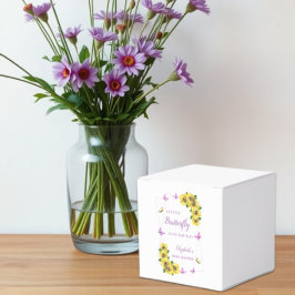 Caixinha De Lembrancinhas Pequeno Chá de fraldas de borboleta