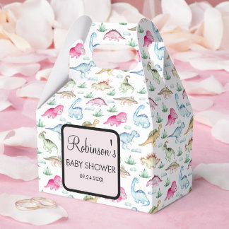 Caixinha De Lembrancinhas Pequeno Chá de fraldas Dino Bonito