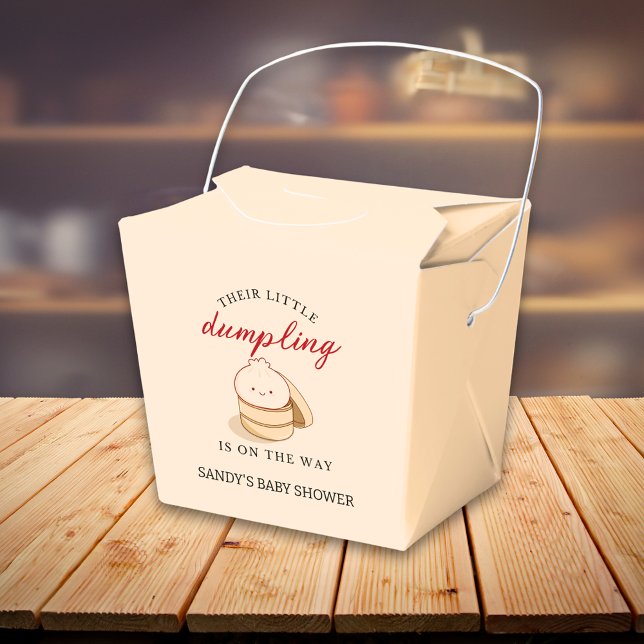 Caixinha De Lembrancinhas Pequeno Chá de fraldas Kawaii Neutro de Gênero de  (LITTLE DUMPLING baby shower favor boxes)