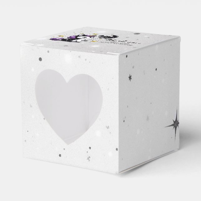 Caixinha De Lembrancinhas Pequeno Chá de fraldas Unicorn (Frente)