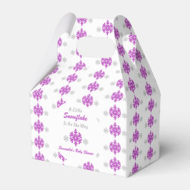 Caixinha De Lembrancinhas Pequeno Floco De Neve A Caminho