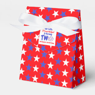 Caixinha De Lembrancinhas Pequeno segundo aniversário Firecracker