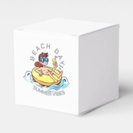 Caixinha De Lembrancinhas Personagem de desenho animado no Dia da Praia no A