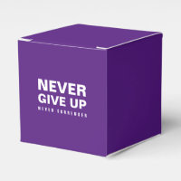 Personalizado Nunca Desiste Nunca Entregue Roxo Re