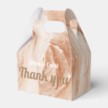 Personalizado Obrigado rosas bege de aquarela de c