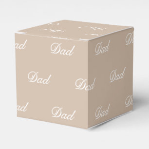 Caixinha De Lembrancinhas Personalizar com o monograma branco inicial beige