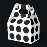 Caixinha De Lembrancinhas PERSONALIZAR ISSO - Padrão Bolinhas B&W<br><div class="desc">Favoritos para festas personalizados,  vestuário e coleções personalizados,  presentes de excelente e muito mais de Corona Radiata no Zazzle.</div>