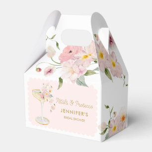 Caixinha De Lembrancinhas Petais e Chá de panela de Jardim Floral Prosecco