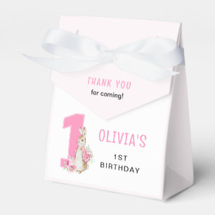 Caixinha De Lembrancinhas Peter Rabbit   Primeiro Aniversário Obrigado