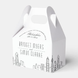 Caixinha De Lembrancinhas Philadelphia Wedding Favor Box