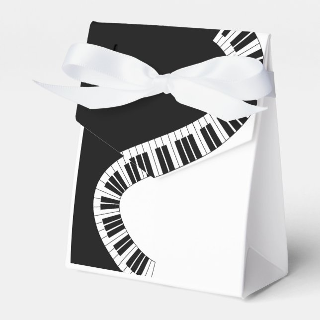 Caixinha De Lembrancinhas Piano Musical Favor Box (Frente)