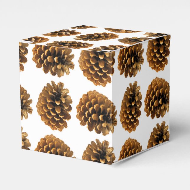 Caixinha De Lembrancinhas Pine cones Favor Box (Frente)
