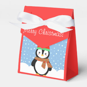 Caixinha De Lembrancinhas Pinguim customizável do feriado