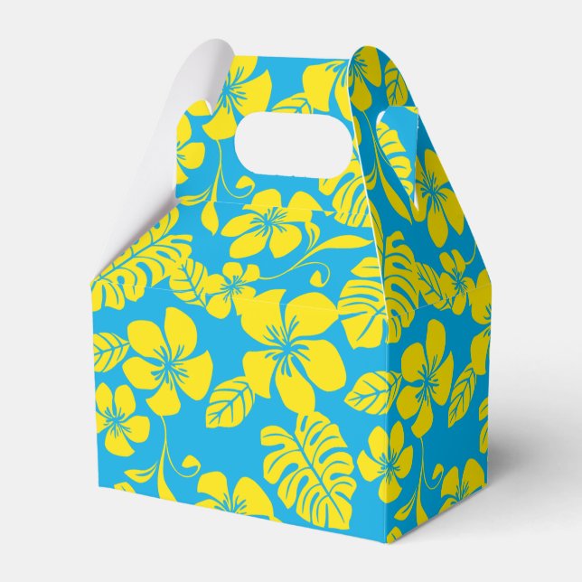 CAIXINHA DE LEMBRANCINHAS PINK BIKINI (AZUL/AMARELO) (Frente)