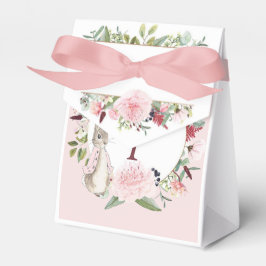 Caixinha De Lembrancinhas Pink Clássico Peter Rabbit Floral Aniversário