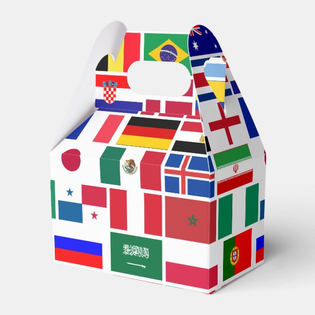 CAIXINHA DE LEMBRANCINHAS PINTEIRAS DE EQUIPE DE FUTEBOL DE 2018 (Frente)