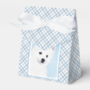 Caixinha De Lembrancinhas Pintura de Cão no Esquimó Americano - Arte de C