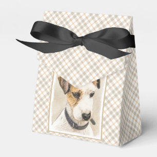 Caixinha De Lembrancinhas Pintura do Parson Jack Russell Terrier - Arte Cani