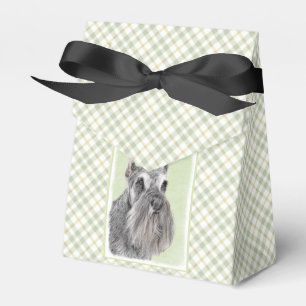 Caixinha De Lembrancinhas Pintura Schnauzer (Giant, Standard) - Arte Canina