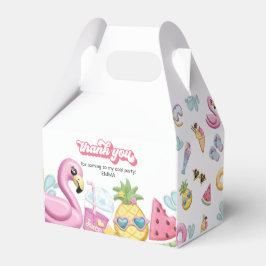 Caixinha De Lembrancinhas Piscina - Obrigado