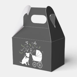 Caixinha De Lembrancinhas Pit Bull Cachorro Bebê Pitbull Chá Sexo Neutro