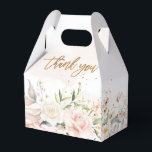 Caixinha De Lembrancinhas PixDezines Rosas em Creme e Rosa água-viva em aqua<br><div class="desc">PixDezines Rosas em Creme e Rosa água-viva em aquarela elegante buquês com folhagens para qualquer evento. Fontes e cores DIY. Todos os direitos reservados. Copyright © 2021 PixDezines™.</div>