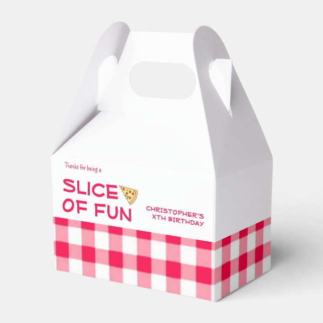 Caixinha De Lembrancinhas Pizza Party Kids Birthday (Frente)