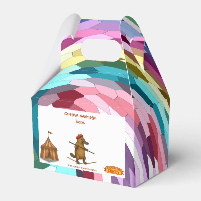 Caixinha De Lembrancinhas Plato platypus tightrope walker (Frente)