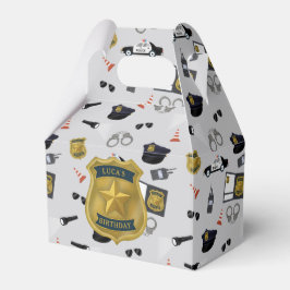 Caixinha De Lembrancinhas Police Themed Policeman Cop Birthday