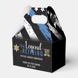 Caixinha De Lembrancinhas Polícia de Sinalizador da Linha Azul de Reforma d