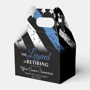 Caixinha De Lembrancinhas Polícia de Sinalizador da Linha Azul de Reforma d