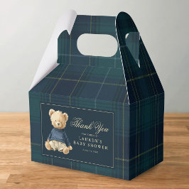 Caixinha De Lembrancinhas Polo Bear Baby Shower Thank You