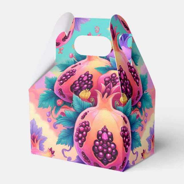 Caixinha De Lembrancinhas Pomegranato Colorido (Frente)