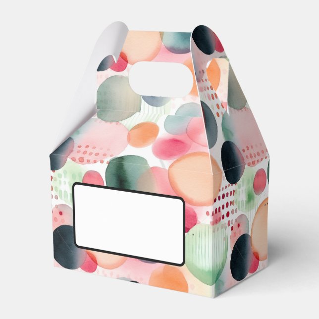 Caixinha De Lembrancinhas Pontos e faixas 4 (Frente)