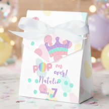 Pop! Criança de aniversário do Pastel pop it