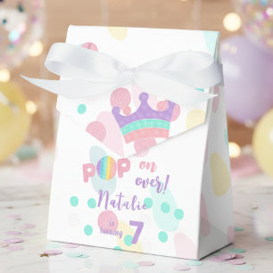 Caixinha De Lembrancinhas Pop! Criança de aniversário do Pastel pop it