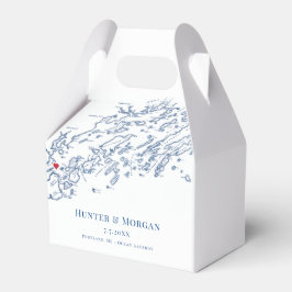 Caixinha De Lembrancinhas Portland Maine Destination Wedding Elegant