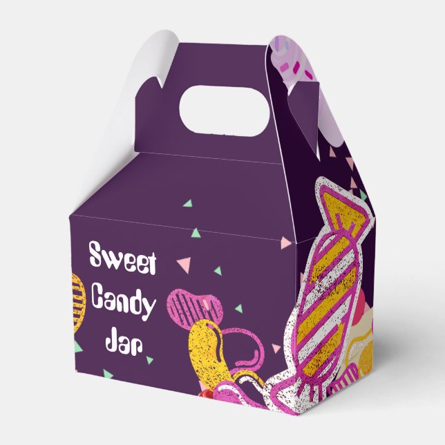 Caixinha De Lembrancinhas Pote de doces doce (Frente)