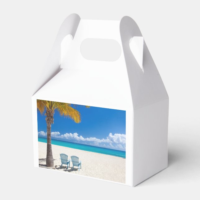 Caixinha De Lembrancinhas praia de Caribe (Verso)
