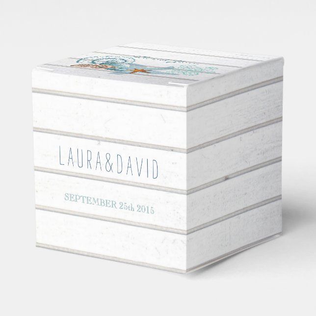 Caixinha De Lembrancinhas Praia Náutica | Casa de Favor (Frente)