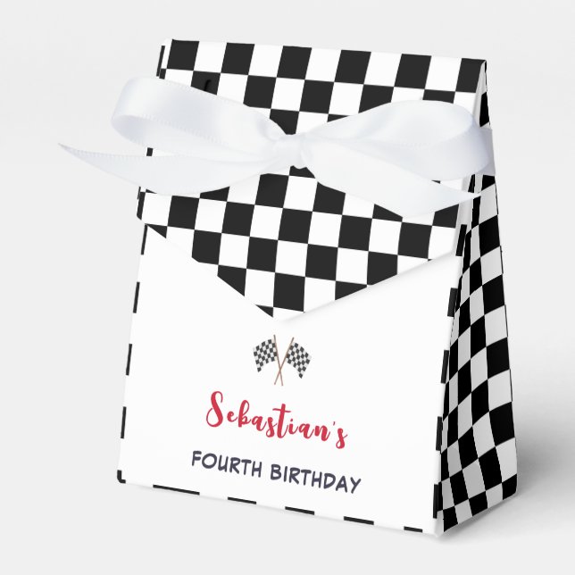 Caixinha De Lembrancinhas Precisa de quatro velocidades de quatro aniversári (Frente)